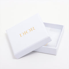 DIOR CD Logo Rhinestone Gold Scarf Ring