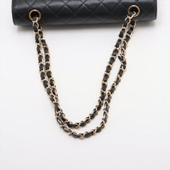 Chanel Classic Flap Medium/Large 24k gold plated Caviar Black- Series 7