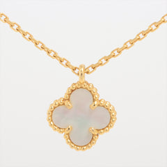 Van Cleef & Arpels Sweet Alhambra Mother of Pearl MOP Necklace