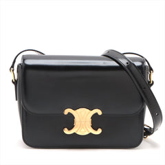 Celine Triomphe Teen Black Crossbody Bag