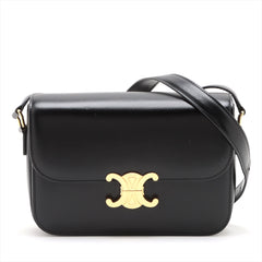 Celine Triomphe Classique Crossbody Bag medium Black