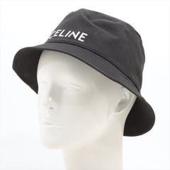 Celine Bucket Black Hat Size Small