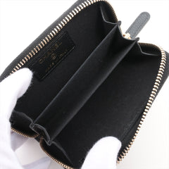 Chanel Zipper Caviar Black Cardholder - Series 20