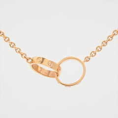 Cartier Baby Love Necklace Pink Gold