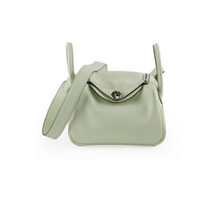 Hermes Mini Lindy Vert Fizz - B Stamp