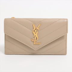 Saint Laurent Beige Cardholder