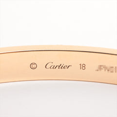 Cartier Love Bracelet Size 18 Rose Gold 2020