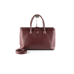 12/7 DOTD- Chanel Cerf Tote Large Bag Burgundy