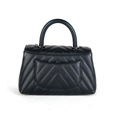 Chanel Coco Handle Flap Small/Mini Bag Black - THE PURSE AFFAIR