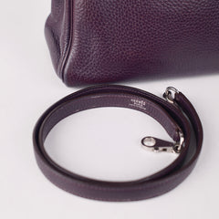 Hermes Kelly 32 Purple Clemence - I Square Stamp