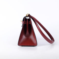 Hermes Vintage Mini Kelly 20 Rouge R Circle Stamp