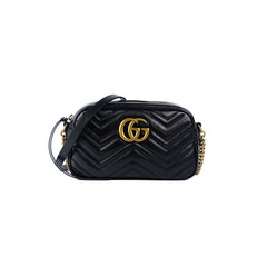 Gucci Marmont Small Camera Black Crossbody