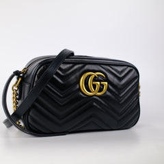 Gucci Marmont Small Camera Black Crossbody