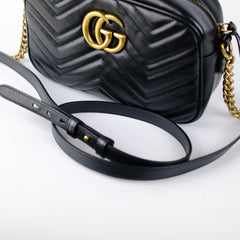 Gucci Marmont Small Camera Black Crossbody