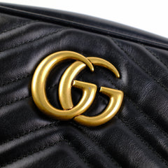 Gucci Marmont Small Camera Black Crossbody