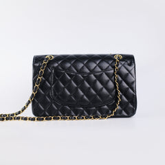 Chanel Medium M/L Caviar Classic Flap Black 23 series