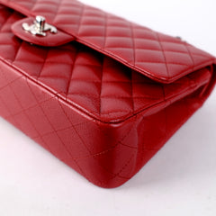 Chanel Classic Flap Medium/Large M/L Caviar Red - Series 14