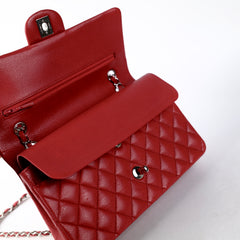 Chanel Classic Flap Medium/Large M/L Caviar Red - Series 14