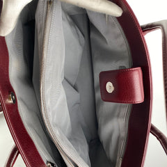 12/7 DOTD- Chanel Cerf Tote Large Bag Burgundy