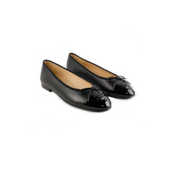 Chanel Ballet Flats Size 40 Black