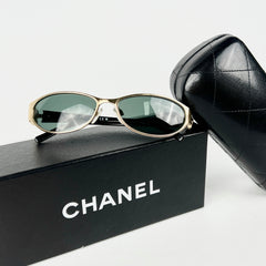 Chanel Sunglasses Gold/Black