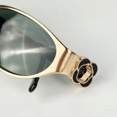 Chanel Sunglasses Gold/Black