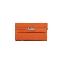 Hermes Orange Kelly Wallet