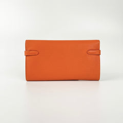 Hermes Orange Kelly Wallet