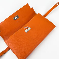 Hermes Orange Kelly Wallet