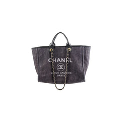 Chanel Deauville Medium Black Tote