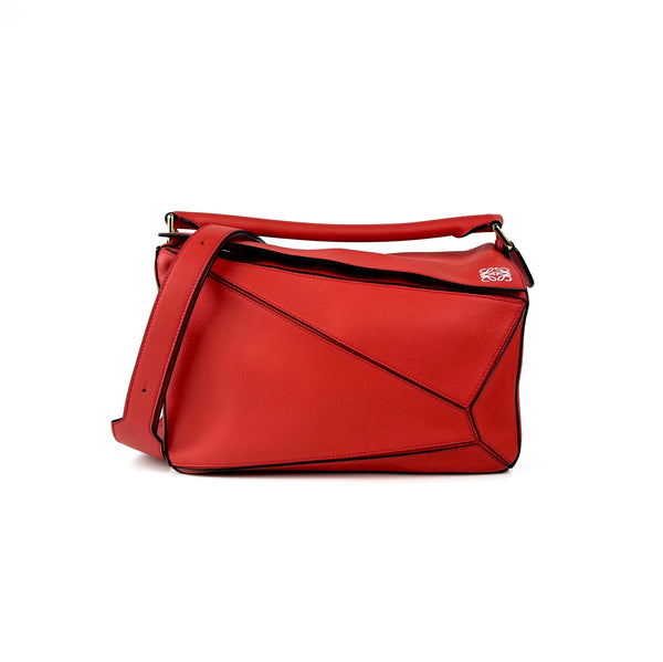 Loewe Medium Puzzle Red THE PURSE AFFAIR