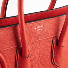 Celine Mirco Luggage Bag Red