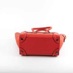 Celine Mirco Luggage Bag Red