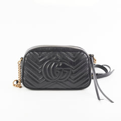 Gucci Marmont Black Crossbody Bag