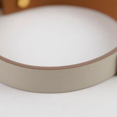 Hermes Double Tour CDC Bracelet Light Grey