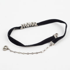 Christian Dior Crystal Choker Black