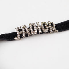 Christian Dior Crystal Choker Black