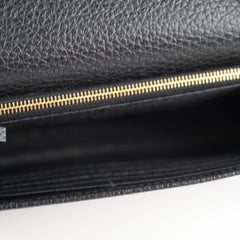 Gucci Black Logo Wallet On Chain WOC