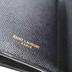 Saint Laurent Envelope Compact Black Wallet