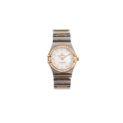 Omega Constellation 24mm Ladies 160 Years Two Toned with Diamonds Watch