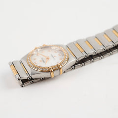 Omega Constellation 24mm Ladies 160 Years Two Toned with Diamonds Watch