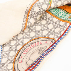 Hermes Giant Triangular Cashmere/Silk Scarf