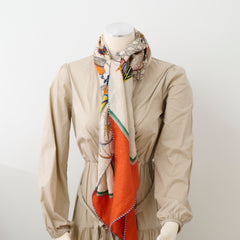 Hermes Giant Triangular Cashmere/Silk Scarf