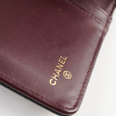 Chanel Black Long Caviar Wallet- Series 21