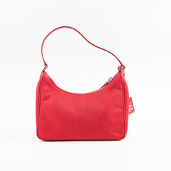 Prada Re-Edition 2005 Nylon Saffiano Mini Bag Red