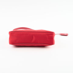 Prada Re-Edition 2005 Nylon Saffiano Mini Bag Red