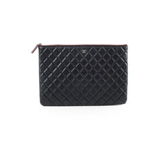 Chanel O Case Lambskin Black (20 Series)