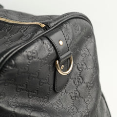 Gucci Leather Duffle Black