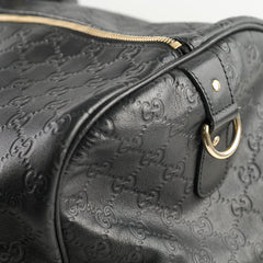 Gucci Leather Duffle Black