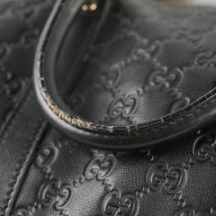 Gucci Leather Duffle Black